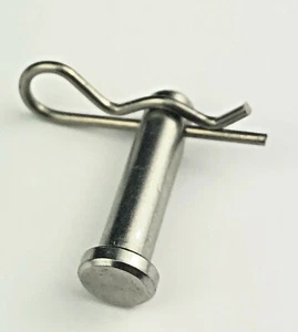 M4 x 16mm Clevis Pin, Rigging Pin A4 Marine SS c/w R Clip . PACK OF 8. - Picture 1 of 3