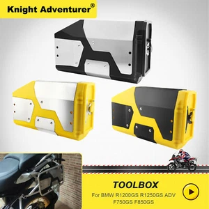 For 2008 BMW R1200GS Adventure Side Toolbox Bracket Stainless Waterproof 4.2L - Picture 1 of 14