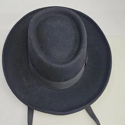 Tempo Fashions Designer Collection Wool Fedora Hat Indented Crown Womens Size 7 - Image 1 of 4