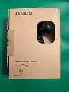IKEA JANSJO NERO Flessibile LED Morsetto Lampada Scrivania Luce Attività Nuovo FUORI PRODUZIONE - Foto 1 di 4