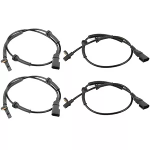 4 Pcs Driver & Passenger Side ABS Speed Sensor Assembly for Ford Transit Connect - Foto 1 di 17