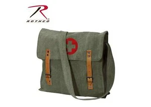 Bolso bandolera vintage US Army Medical Corps Red Cross Medic Bag - Imagen 1 de 8