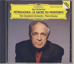 Stravinsky -Boulez: Petrouchka; Le Sacre du Printemps (DG) Like New - Picture 1 of 2