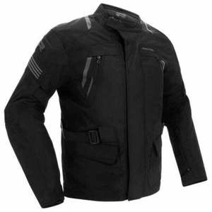 Richa Phantom 3 Waterproof Motorcycle Jacket Motorbike Breathable Black - Picture 1 of 7