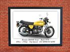 Honda CB400 Four Motorcycle  A3 Size Print Poster on Photographic Paper Wall Art