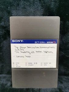 Oscar Nominations Announcement 1997 Betacam SP AMPAS Camera Tape Untested - Picture 1 of 3