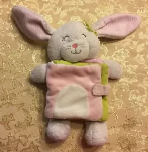 CARTER'S Easter Bunny Rabbit Plush Baby Book Bedtime Book Soft Infant Toy Pink - Picture 1 of 6