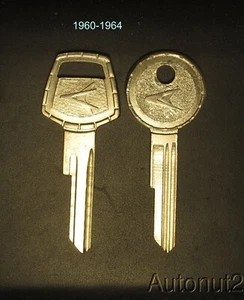 1960 1961 1962 1963 1964 Dodge Plymouth Chrysler keys Futuristic logo NOS - Picture 1 of 1