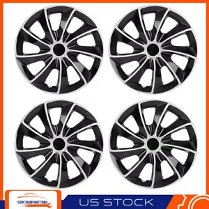 15" Set of 4 Universal Full Wheel Covers Snap-on Hub Caps For R15 Tires - Picture 1 of 9