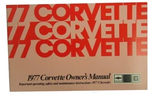 1977 Corvette Owner's Manual - Picture 1 of 1