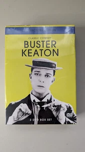 Classic Comedy Buster Keaton Collectors Edition 3 DVD Box Set - Brand New Sealed - Picture 1 of 7