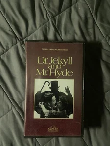 Dr. Jekyll And Mr. Hyde MGM/UA Great Books On Video Release Rare HTF VHS Horror - Picture 1 of 2