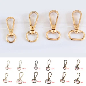 10pcs Metal Bag Buckle Lobster Clasp Buckle Hook Bag Accessories DIY Crafts New - Picture 1 of 27