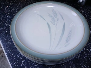 DENBY REGENCY GREEN MEADOW SALAD PLATES X 4 - Picture 1 of 3