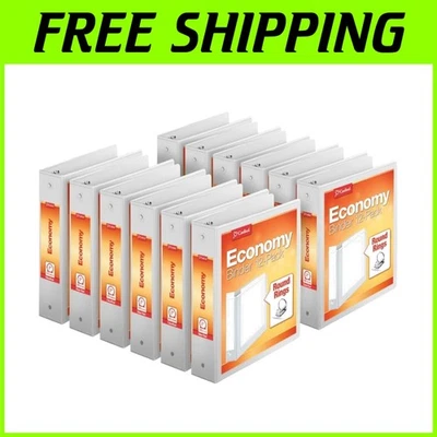 Economy 3-Ring Binders, 475 Sheet Capacity, 12 Pack - Image 1 of 4