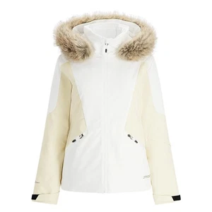 Spyder Vida Women's Winter Jacket, White, 4 - Picture 1 of 3