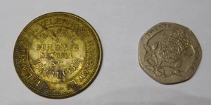 National Telephone Company Medaille New Hall Birmingham Antik Vintage Sammlerstück - Bild 1 von 2