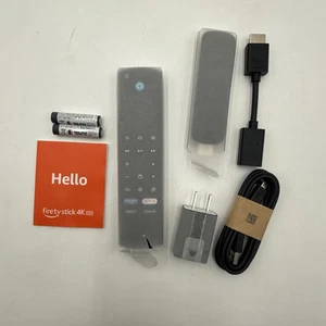 NEW AMAZON FIRE TV STICK 4K MAX STREAMING DEVICE - 16GB Wi-Fi 6E FREE LIVE TV - Picture 1 of 9