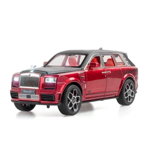 Toy Car Model Rolls-Royce Cullinan 1/24 Red Alloy Collectibles Die-cast Vehic... - Picture 1 of 7