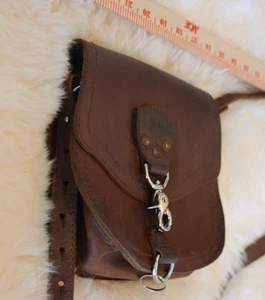 Bandolera de cuero Saddleback bolso pequeño marrón rico - Imagen 1 de 10