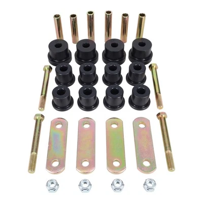 Juego de grilletes de resorte de hoja Polygraphite® 1967-1969 GM Camaro Firebird NUEVO Foto 1 de 4