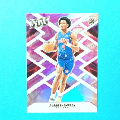 2024 Panini Black Friday Optic Prizm Ausar Thompson #AT Pistons 18/199 made RC - Image 1 of 3