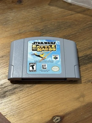 Star Wars Episode 1: Battle for Naboo Nintendo 64 N64 Works 100% Authentic Rare - Image 1 of 3
