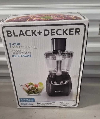 Black and Decker 8 Cup 450 Watt Food Processer New - Image 1 of 4