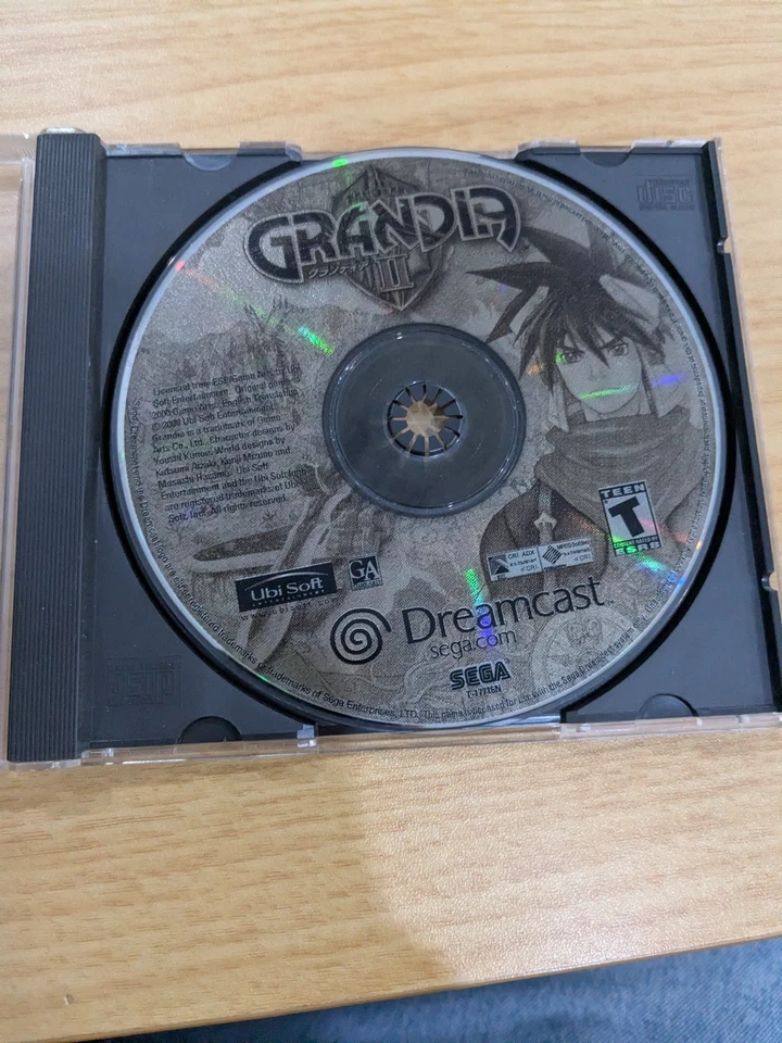 O1 Grandia II Sega Dreamcast Resurfaced Polished Disc Only - Image 1 of 1