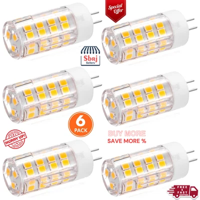 G4 LED Bulb 4W 2700K Warm White bi-pin T3 JC Type 12VAC/DC 40W Halogen Equivalen - Image 1 of 4