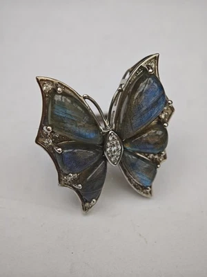 Giuseppe Perez Garden Collection Labradorit Gr 19 Platinüberzug - Bild 1 von 4