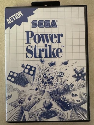 Power Strike (Sega Master System) 1988 CIB W/ Manual Video Game - Image 1 of 4