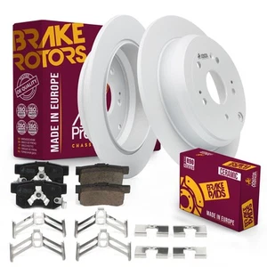 Rear Ceramic Disc Brake Pad Set & Rotors Fits Honda CR-V Acura RDX - Picture 1 of 9