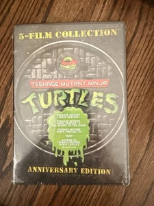 TEENAGE MUTANT NINJA TURTLES 5 FILM COLLECTION New DVD 1 2 3 + TMNT + Batman - Foto 1 di 2