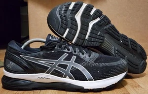 Asics Shoes Mens 10.5 EXTRA WIDE Gel Nimbus 21 Running Sneakers 1011A168 Black - Picture 1 of 10