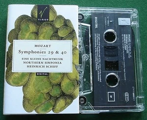 Mozart Symphonies 29 & 40 Northern Sinfonia Heinrich Schiff Cassette Tape TESTED - Picture 1 of 1