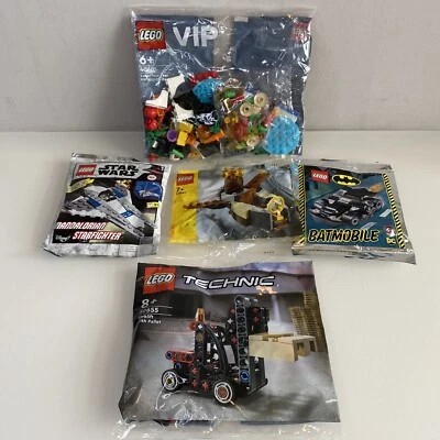 Lego PolyBag Sets NEW Various, 30655, 11947, 40605 Batman Star Wars Star Fighter - Image 1 of 4
