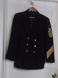 Navy dress blues jacket 40 reg - Picture 1 of 3