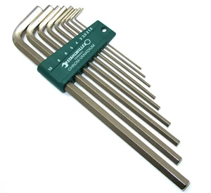 Set chiavi a penna esagonali Stahlwille 10765/9, lunghe, nichelate NUOVE - Foto 1 di 2