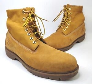 Timberland 6” Roll Top Wheat Nubuck Boots Men’s Size 13 6634A - Picture 1 of 11