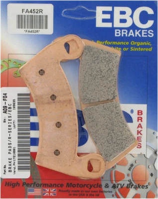 EBC FA452R Sintered Metal Brake Pad Set FOR POLARIS Ranger RZR XP 800 900 1000 - Image 1 of 2