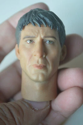 Custom 1/6 Scale Ghost Rider Johnny Blaze Nicola Head Sculpt For Hot Toys Body  - Image 1 of 4