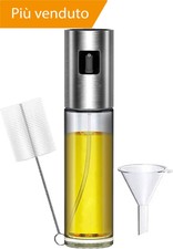 IRAINSUN Spruzzatore Nebulizzatore Olio Oliva Spray Acciaio Inossidabile 100ml