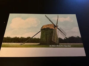 Die älteste Windmühle auf Cape Cod Massachusetts Postkarte um 1907 - Bild 1 von 4