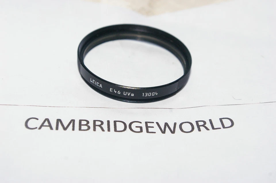 LEICA LEITZ WETZLAR 46mm  UVa  Screw in OPTICAL Glass Filter CAT.No.13004 - Image 1 of 1