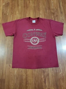 Vintage Conway Arkansas 1996 Graphic Suvineer T-Shirt Erwachsene Gr. L USA Hanes - Bild 1 von 11