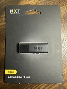 NXT USB 2.0 Flash Drive 64gb NX27990-US/CC Portable Storage BRAND NEW SEALED - Picture 1 of 2