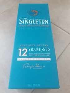 The Singleton Single Malt Scotch Whiskey Empty Bottle & Singleton Box EX-COND - Picture 1 of 14