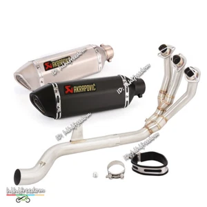 Puntas silenciadoras tubo escape delantero completo para Triumph Tiger Trident 660 2022 2023 - Imagen 1 de 13