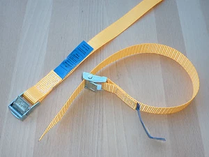8 x Mini-Zurrgurte Spanngurte Befestigungsriemen Skiträger Fahrradträger orange - Bild 1 von 1